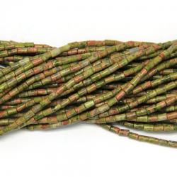  Jasp de Toamna Margele Pietre Semipretioase Tub - 5 x 3 mm
