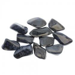 Dumortierit de Peru Minaral Natural Rulat - 29-36 x 24-30 mm - ( XL ) - 1 Buc