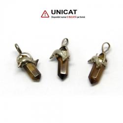  Pandantiv Ochi de Tigru cu Pomul Vietii 7 Chakre - 70-75 x 24-26 x 14-16 mm - 1 Buc