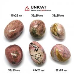  Rodonit Rulat Natural - 36-45 x 25-29 mm - ( XL) - 1 Buc
