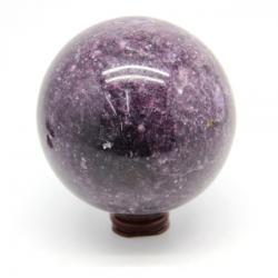  Sfera Lepidolit Mineral Natural - 69-72 x 69-72 mm - 1 Buc
