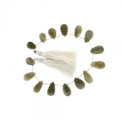  Bratara din Ochi de Pisica Neregulat Fatetata 8-10 x 5-8 mm - Diametru 55-58 mm - Accesorii Argint 925