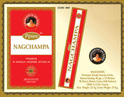  Betisoare parfumate Ppure - Nagchampa Red - Masala