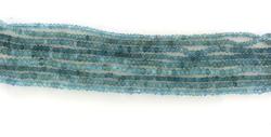 Acvamarin Rotund Fatetat Margele Pietre Semipretioase Bijuterii 2-2, 5 x 2-2, 5 mm