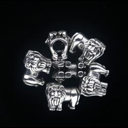  Charm Bijuterii Argint 925 Floare - 14 x 7 mm - 1 Buc