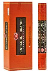HEM Betisoare Parfumate HEM Cinnamon Orange - 15 g - Fumul Energiei Aurii - Incense - 1 Set