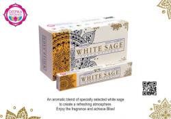  Betisoare Parfumate Salvie Alba - Deepika - Pur si Natural 15 g - 1 Cutie