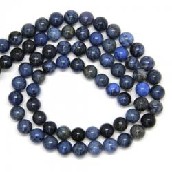 Dumortierit Rotund Margele Pietre Semipretioase pentru Bijuterii - 10 mm