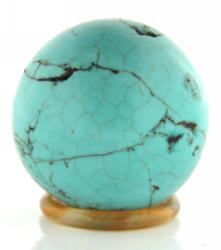  Sfera de magnezit turcoaz (vopsit) 31 x 31 mm