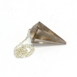 Pendul Cuart Fumuriu Diamant 31 x 17 mm - 1 Buc