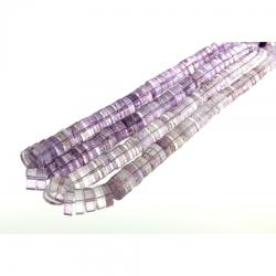  Margele Bijuterii Ametist Disc Fatetat 6-4 x 15-5 mm
