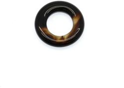  Piatra PI Agata - Amuleta Shamanica - Donut - 30x5x15 mm - 1 Buc
