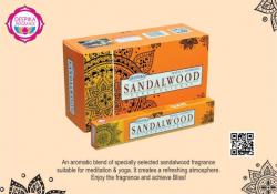  Betisoare parfumate Sandalwood - Deepika - Pur si Natural 15g - 1 Cutie