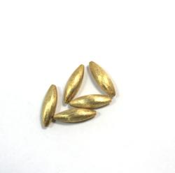Margele din metal placat butoias 25 x 8 mm - 5 Buc