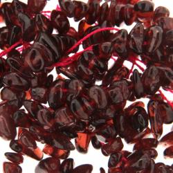 Granat Almandin Chips 3-5 x 5-9 mm - Margele pentru Energie, Vitalitate si Forta Interioara