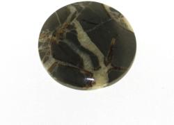 Cabochon Septarian de Madagascar Maron Rotund 29 x 0.4 mm