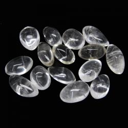  Piatra Rulata Cuart Alb - 24-34 x 16-22 mm - 1 Buc ( L)