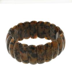  Bratara Opal Dendritic diametru 57-72 mm, margea dreptunghiulara 26x0.7 mm