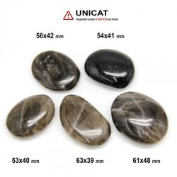 Palm Stone Piatra Lunii Gri Rulata - 53-63 x 39-48 mm (XXL) - 1 Buc