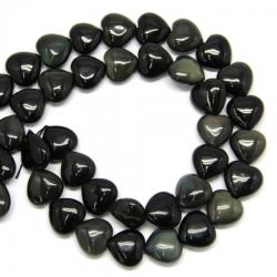  Obsidian Curcubeu Margele Pietre Semipretioase Inima -20 x 20 mm