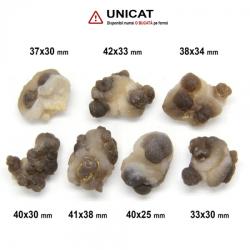  Piatra Bruta Calcedonie Nodular Maroc 37-42 x 25-38 mm - 1 Buc