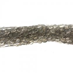 Margele Bijuterii Cuart Fumuriu Oval 6-10 x 5-7 x 3 mm