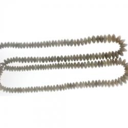  Piatra Lunii Gri Disc Fatetat 8-14 x 4 mm - Margele Bijuterii