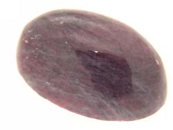  Cabochon Rubin in Zoisit oval 20 x 29 mm