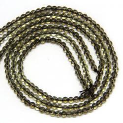  Cuart Fumuriu Margele Pietre Semipretioase Rotund - 4 mm