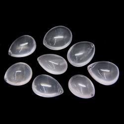 Pandantiv Cuart Roz in Forma de Picatura - 27-32 x 19-22 x 14-15 mm - 1 Buc