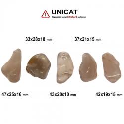 Pandantiv Agata Gobi - Mongolia cu Gaura 33-47 x 19-28 x 10-18 mm - (XL) 1 Buc