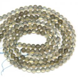  Piatra Lunii Gri Margele Pietre Semipretioase Rotund - 5 x 5 mm