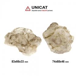 Cuart Elestial Fumuriu Mineral Brut - 74-83x66-68x33-46 mm- ( XXL ) - 1 Buc