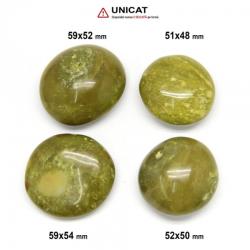 Palm Stone Opal Verde Madagascar Rulata 51-59 x 48-54 mm (XXL) - Unicat