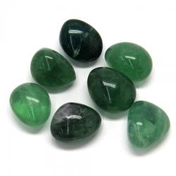  Fluorit Verde Mineral Natural Rulat - 25-32 x 24-26 mm - ( L ) - 1 Buc