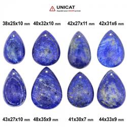  Cabochon Lapis Lazuli cu Gaura 38-48 x 25-35 x 6-10 mm - Unicat