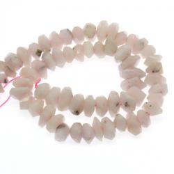 Margele Bijuterii Opal Roz Neregulat Fatetat - 11-15 x 10-14 mm