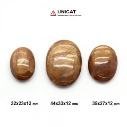  Cabochon Piatra Soarelui Naturala - Picatura - 20-40 x 12-24 x 5-8 mm - 1 Buc