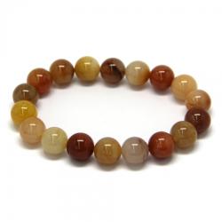  Bratara Jad Orange Diametru 62 mm, Rotund - 12 - 12, 9 mm