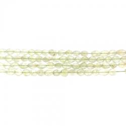  Margele Bijuterii Prehnit Verde Oval Fatetat 5-10 x 4-9 mm