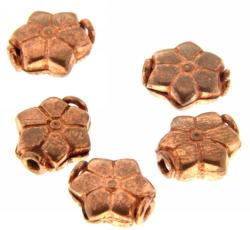 Margele din cupru floare 12 x 11 mm - 8 Buc