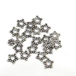  Margele din metal placat celestial 8x8 mm -20 Buc