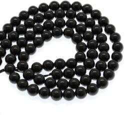  Turmalina Neagra Rotunda 10x10 mm Margele Pietre Semipretioase pentru Bijuterii