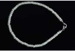  Bratara din zircon alb 2-4 mm