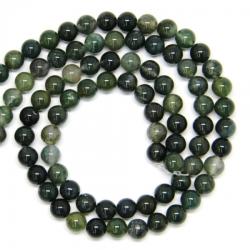  Agata Muschi Rotunda 8x8 mm Margele Pietre Semipretioase - concepttropic - 28,00 RON