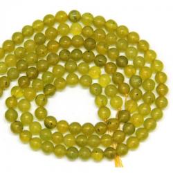  Jad Lemon Margele Pietre Semipretioase Rotund - 8 x 8 mm