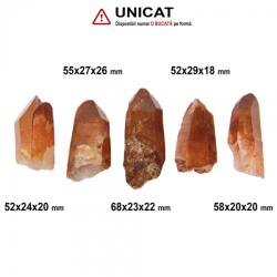  Cuart Rosu Natural Brut - 52-68 x 20-29 x 18-26 mm - ( XXL ) - 1 Buc