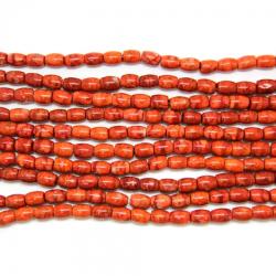  Margele Bijuterii Coral Rosu Tub 12-13 x 10 mm
