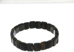  Bratara Ochi de Tigru diametru 56-63 mm, margea dreptunghiulara 11x0.4 mm