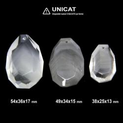  Pandantiv din Cuart Fantoma Neregulat Fatetat- 38-54 x 25-36 x 13-17 mm